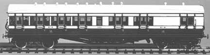 Photograph of model CR 7mm coach